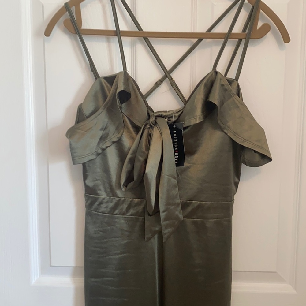 Off the shoulder jumpsuit
